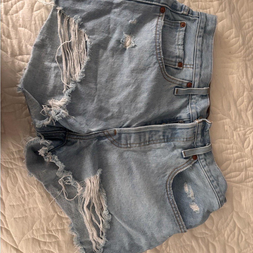 Signature by Levi Strauss Light Blue Jean Shorts